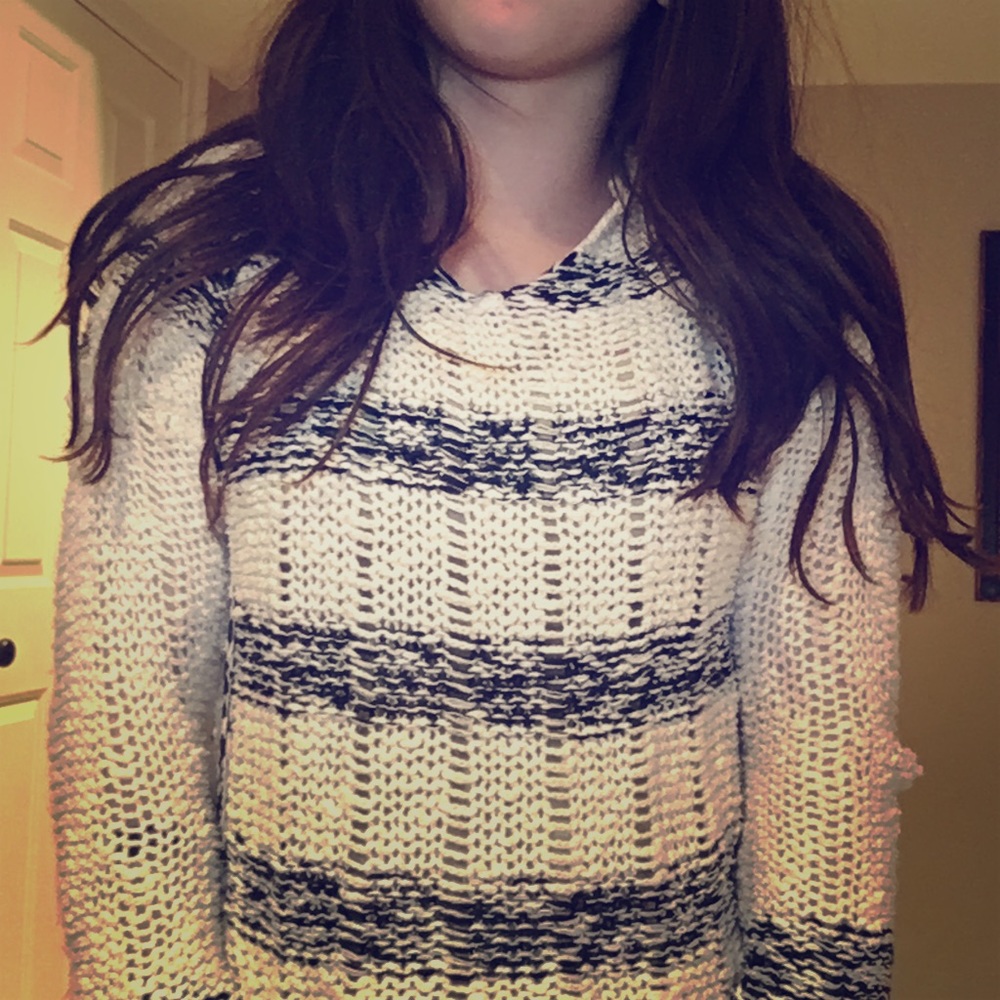Vintage Havana Cream and Black Sweater